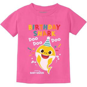 Baby Shark Shirt 1st 2nd Birthday Shark Outfit for Boy Girl Infant Kids T-Shirt