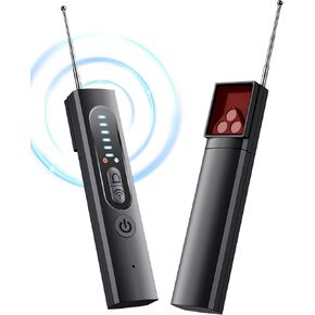 Hidden Camera Detector for Travel, 2024 Upgraded Camera Detector, Hidden Device GPS Detector Bug Detector, Wireless Signal Scanner for Travel, Car, Office, 6 Levels Sensitivity 4 Modes
