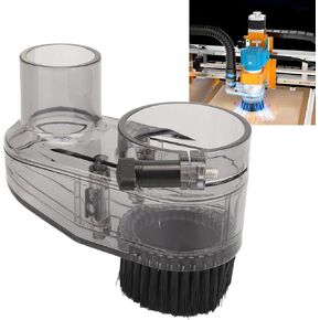 52mm Diameter Dust Shoe for CNC Router Machine, CNC Router Dust Shoe with 38mm Hose Diameter, CNC Dust Boot for 52mm Spindle Motors and Router