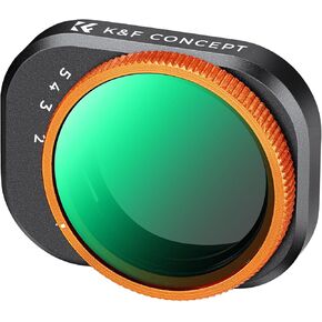 K&F Concept VND Filter for Mini 4 Pro, Multi Coated ND2-32 (1-5 Stop) ND Filter for DJI Mini 4 Pro Accessories Protection Drone Camera Lens
