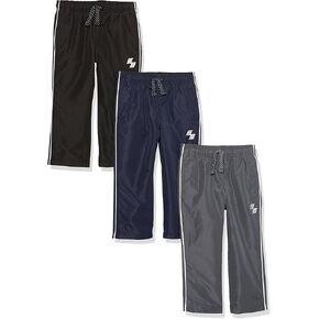 The Children's Place Baby Boys' and Toddler Athletic Track Pant, Water Resistant, 3 Pack