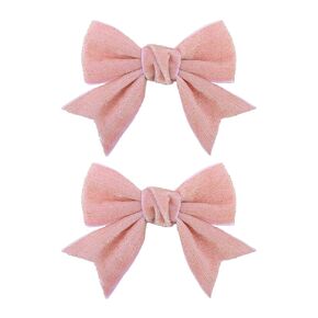 YanJie Christmas Hair Bows Red Hair Clips Velvet Bows Valentines Alligator Barrettes Clips Red Velvet Ribbon Hair Accessories Girls Toddler Gift
