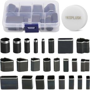 56 Pieces Leather Hole Punch Set, Leather Cutting Dies Kit with Storage Case & Mat, Multiple Shapes Leather Hole Punch Tool for Belts, Hollow Punch Cutter Tool for Handmade DIY Leather Crafts
