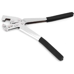 Metal Stud Crimper Drywall Tools, 0.5-0.8mm Keel Board Punch Hole for Lock Framing Fastening Crimping Single Hand Tool Punch Lock Plier(12")