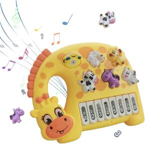 Musical Piano Toys, Boys Girls Piano Toy with 4 Modes Early Learning Toys Gifts for 3 4 5 Year Old Kids