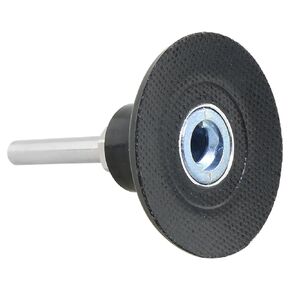 Heyous 2 Inch Rubber Pallet Holder Roll Lock Grinding Disc Holder Roller Locking Disc Pad Quick Change Disc Adapter with 1/4 Inch Removable Round Shank for Mould Grinders Power Drills