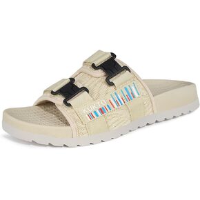 Mens Womens Slide Sandals Open Toe Orthotic Plantar Fasciitis Sport Athletic Slides Summer Slippers Adjustable Straps with Soft Cushion Arch Support Footbed