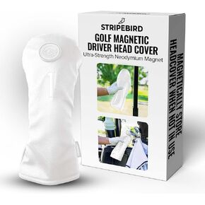 Golf Magnetic Driver Head Cover - Ultra-Strength Neodymium Magnet - Magnetically Attach Driver Covers for Golf Clubs - Protective Driver Head Covers for Golf Clubs (Blue)