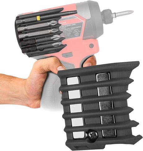 حامل مثقاب مغناطيسي RageCraft فقط للجيل 3 Milwaukee M12 Gen 3 Impact Driver (3453-20) | منظم رؤوس المثقاب، مثالي للكهربائيين والبناء والمشروعات اليدوية | الجانب الأيمن in Saudi Arabia