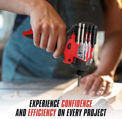 حامل مثقاب مغناطيسي RageCraft فقط للجيل 3 Milwaukee M12 Gen 3 Impact Driver (3453-20) | منظم رؤوس المثقاب، مثالي للكهربائيين والبناء والمشروعات اليدوية | الجانب الأيمن in Saudi Arabia