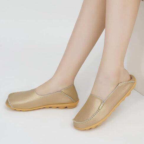 Alicegana Loafers for Women Casual Shoes: Comfortable Slip on Penny Loafers | Dressy Flats Moccasins with Memory Foam Insole & Non Slip Sole for Walking Driving Shopping Working in Saudi Arabia