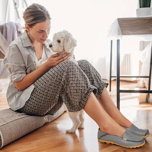 Alicegana Loafers for Women Casual Shoes: Comfortable Slip on Penny Loafers | Dressy Flats Moccasins with Memory Foam Insole & Non Slip Sole for Walking Driving Shopping Working in Saudi Arabia