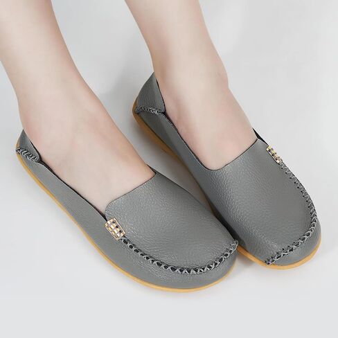 Alicegana Loafers for Women Casual Shoes: Comfortable Slip on Penny Loafers | Dressy Flats Moccasins with Memory Foam Insole & Non Slip Sole for Walking Driving Shopping Working in Saudi Arabia