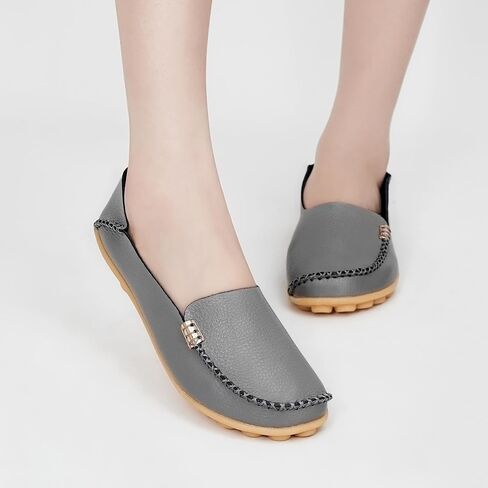 Alicegana Loafers for Women Casual Shoes: Comfortable Slip on Penny Loafers | Dressy Flats Moccasins with Memory Foam Insole & Non Slip Sole for Walking Driving Shopping Working in Saudi Arabia