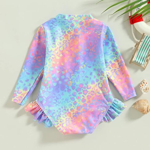 طفل رضيع فتاة Rashguard المايوه قطعة واحدة الفراولة طباعة سستة ملابس السباحة الدعاوى عقال مجموعة in Saudi Arabia
