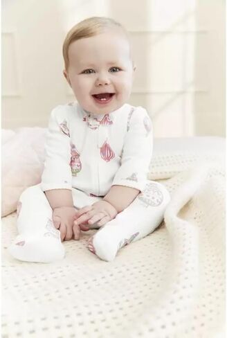Carter's Girls' 1-Piece 100% Snug Fit Footie Sleeper PJs in Saudi Arabia