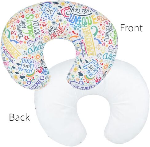 Nursing Pillow and Positioner, Breastfeeding, Bottle Feeding, Baby Sitting Support with Removable Ultra Soft Minky Cover, Tummy Time Support for Baby Boys and Girls in Saudi Arabia