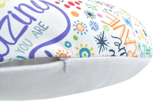Nursing Pillow and Positioner, Breastfeeding, Bottle Feeding, Baby Sitting Support with Removable Ultra Soft Minky Cover, Tummy Time Support for Baby Boys and Girls in Saudi Arabia