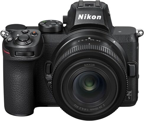 Nikon Z5 Mirrorless Full Frame FX Camera 2 Lens Kit with 24-50mm f/4-6.3 + 50-250mm f/4.5-6.3 DX VR Bundle with Deco Gear Photography Backpack + Photo Video LED + 64GB Card + Software and Accessories in Kuwait