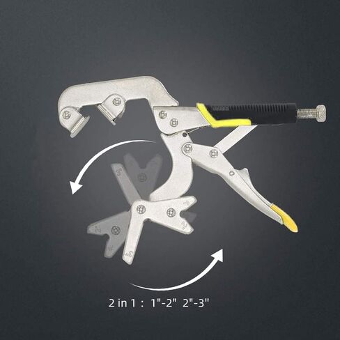 Xiao & Dao Pro 10" C-clamp Locking Pliers with Swivel Pads, XD-C10-003【2-PACK】 in Saudi Arabia