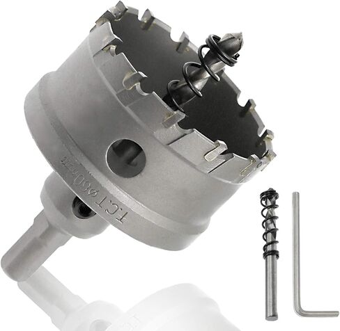 Hordion 1 3/8inch/35mm Carbide Hole Saw Cutter Drill Bit Tooth Tipped TCT Hole Cutter for Stainless Steel Sheet Metal Sheet Plastic FRP Board in Kuwait