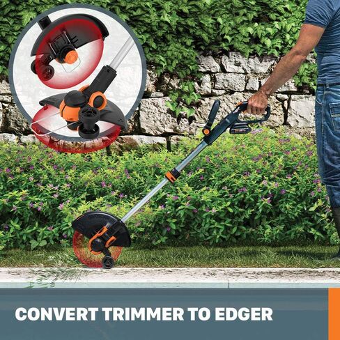 Worx 20V 10" Chainsaw and Turbine Blower Power Share Combo - WG915 (Battery & Charger Included) in Saudi Arabia