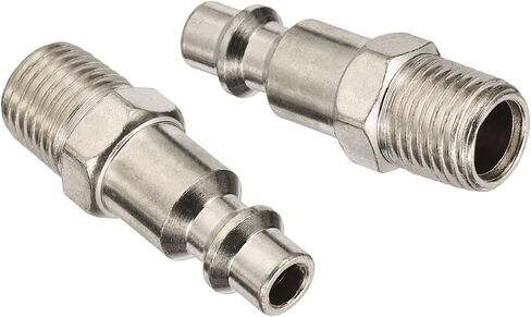 HARFINGTON 5 قطعة قابس هواء صناعي 1/4 "NPT ذكر M نمط تدفق عالي توصيل سريع تركيبات هواء ملحقات ضاغط الهواء in Saudi Arabia