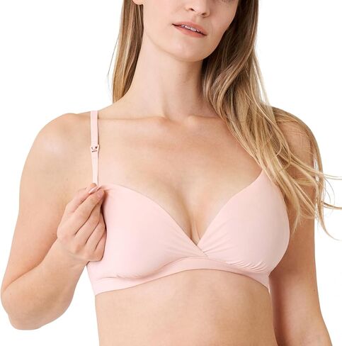 MOMANDA Women's Inbarely Nursing Bras Wireless Bralette V Neck Seamless No Underwire Maternity Bra for Breastfeeding in Saudi Arabia