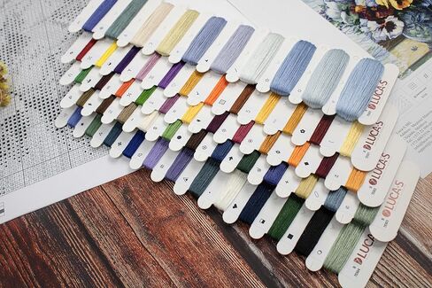 مجموعة الغرز المتقاطعة Luca-S سحر الفاوانيا، مجموعة الغرز المتقاطعة للبالغين، طقم التطريز، B7019 in Kuwait