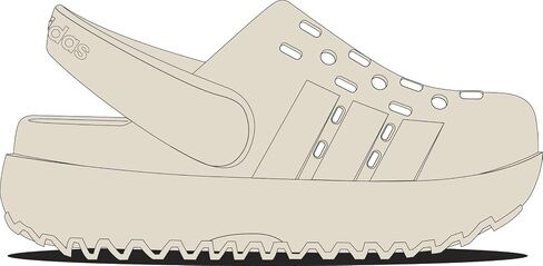 adidas Women's Adilette Clog Platform Sportswear Slide Sandal in Saudi Arabia