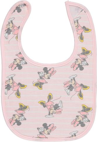 Disney 10-Pack Mickey Mouse Baby Bibs – Ten Soft, Absorbent, and Adjustable Cotton Bibs for Mess Free Meals in Kuwait