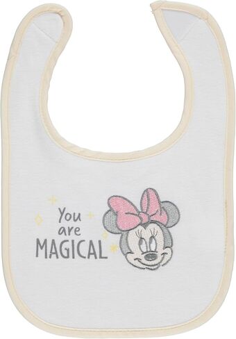 Disney 10-Pack Mickey Mouse Baby Bibs – Ten Soft, Absorbent, and Adjustable Cotton Bibs for Mess Free Meals in Saudi Arabia