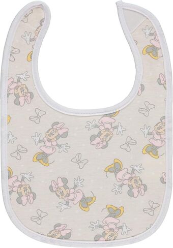 Disney 10-Pack Mickey Mouse Baby Bibs – Ten Soft, Absorbent, and Adjustable Cotton Bibs for Mess Free Meals in Saudi Arabia
