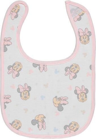 Disney 10-Pack Mickey Mouse Baby Bibs – Ten Soft, Absorbent, and Adjustable Cotton Bibs for Mess Free Meals in Saudi Arabia