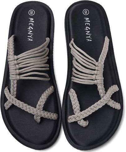 MEGNYA Yoga Mat Flip Flops for Women, Comfortable Foam Walking Sandals, Flexible and Lightweight Slippers for Beach/Holiday/Poolside/Outdoor Activities in Saudi Arabia