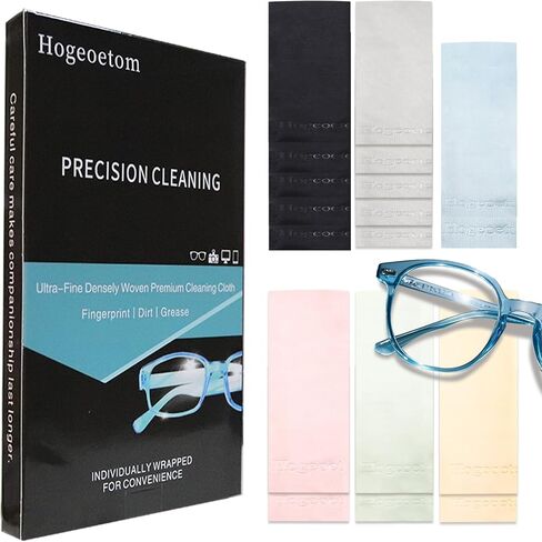 Microfiber Cleaning Cloths，Superior Glasses Cloth, Camera Lens Cleaning Cloths, Laptop, Phone, Tablet,Screens & More (Pack of 12) in Kuwait