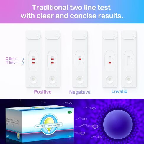 Fertility Test Kit for Men - Male Fertility Home Test - Sperm Count Test Kit- Fast, Convenient, Private in Saudi Arabia