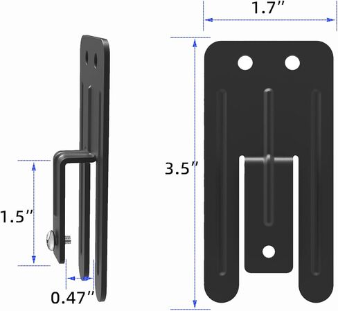 6 PCS Non Slip Mattress Gripper, Mattress Slide Stopper, Anti Slide Mattress Stopper, Mattress Retainer Bar for Bed Frames, Keep Mattress from Sliding(0.47 Inch(1.2cm)) in Kuwait