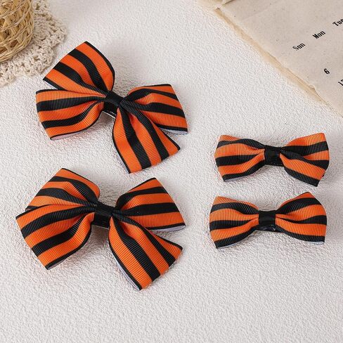 4pc Christmas Pink Candy Cane Ribbon Hair Bow Clips for little Teen Toddler Baby Girls Cute Candy Cane Decorations Hair Pins Barrettes Kids Xmas Tree Wreath Decor Accessories Gift in Saudi Arabia