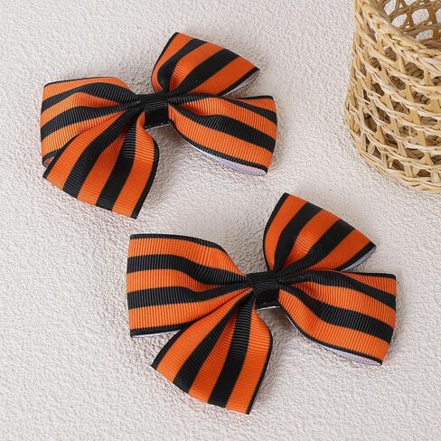 4pc Christmas Pink Candy Cane Ribbon Hair Bow Clips for little Teen Toddler Baby Girls Cute Candy Cane Decorations Hair Pins Barrettes Kids Xmas Tree Wreath Decor Accessories Gift in Saudi Arabia