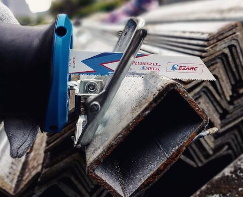 EZARC 25 Pack Bi-Metal Cobalt Reciprocating Saw Blades for Heavy Metal Cutting Sabre Saw Blades 9-Inch 14TPI R922PM in Kuwait