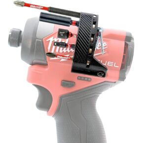 M12 Bit Holder for Milwaukee M12 Gen 3 Fuel Impact Surge Drivers. Magnetic 1/4 Hex Drill Bits Organizer for M12 Fuel 2551, 2553. Milwaukee Bit Holder, Packout Tool holder Accessories (Right)