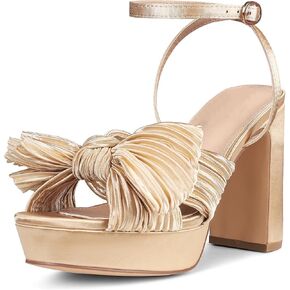 VIMISAOI Womens Heeled Sandals Platform Sandals Women White Sandals Women Dress Sandals for Women Wedding Shoes for Bride