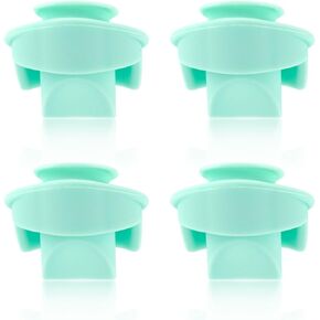 4pcs Silicone Duckbill Valves for Elvie Wearable Breast Pump, Non-Original Breast Pump Parts Replacement Compatible with Elvie Pump Accessories Use with Pump Seals