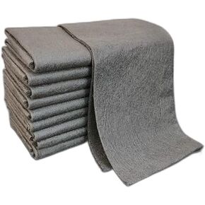 Thickened Magic Cloth for Cleaning Glass - Household Cleaning Cloth for Bathroom Mirrors, No Water Stains or Lint, Super Absorbent Microfiber, Quick Drying, 5PCS,7.9 in * 11.8 in (7.9x11.8)
