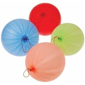 U.S. Toy Rubber Punch Balls, Assorted Color (USTGS706)