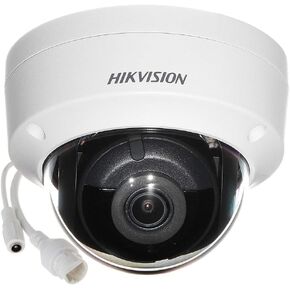 Hikvision outdoor DS-2CD2143G0-I New H.265+ 4MP IP Vandal Dome EXIR Fixed 2.8mm Lens True WDR Network Camera, English Version [Replacement Model for DS-2CD2142FWD-I]