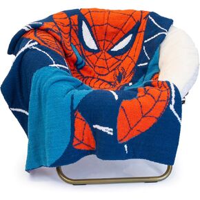 Star Wars Feather Knit Fluffy Throw Blanket - Death Star and Millennium Falcon Fuzzy Blanket Measures 50 x 60 inch, Super Soft Lightweight Bedding