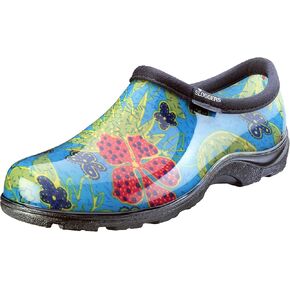 Sloggers Women's Waterproof Rain and Garden Shoe with Comfort Insole, Midsummer Blue, Size 10, Style 5102BL10