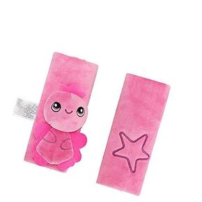 Cartoon Animal Seat Belt Cover Baby Safety Seat Belt Strap Cover with Softness, Best Baby Travel Pillow, Head Support, Shoulder Pads(Angel)